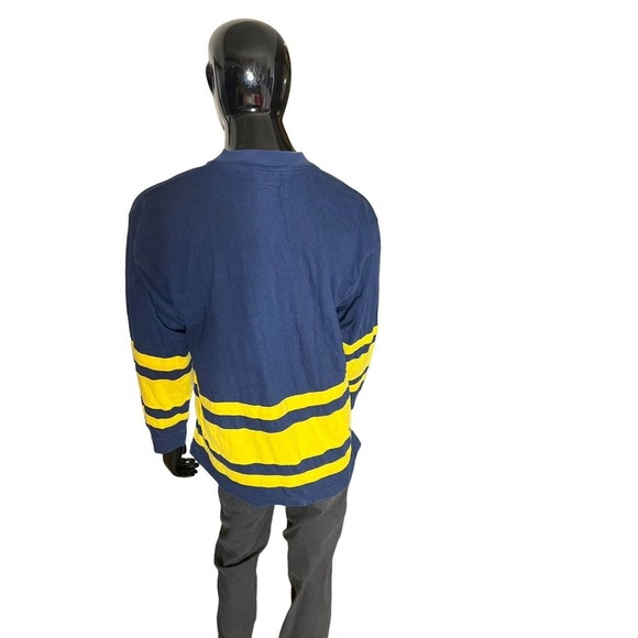 Vintage Team Baja University of Michigan Wolverines Hockey Style T-Shirt Large - Picture 3 of 6